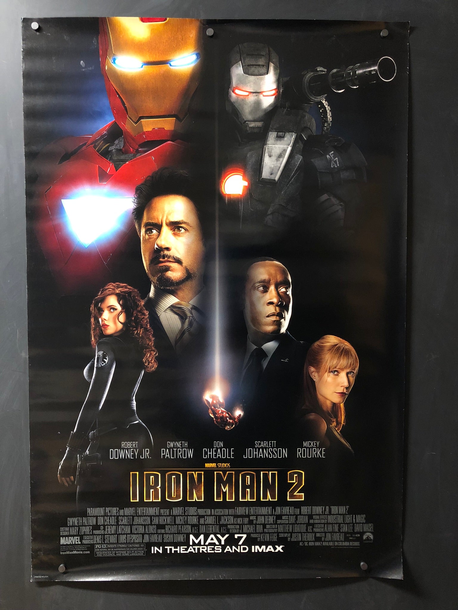 Original Iron Man Movie Poster - Marvel - Robert Downey Jr.