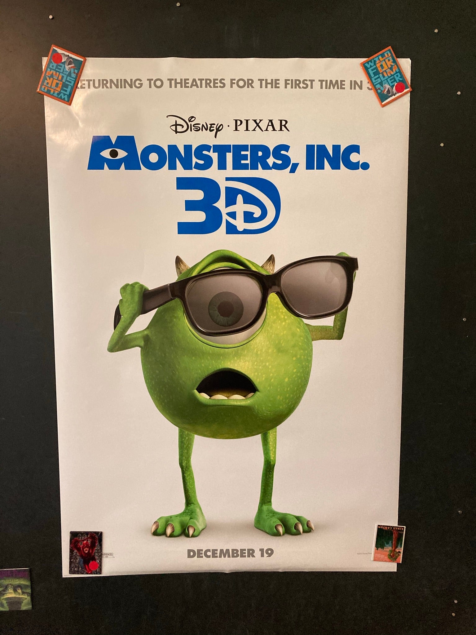 monsters inc movie poster Monsters Inc. (3D) Original Movie Poster – Legacy Movie Posters