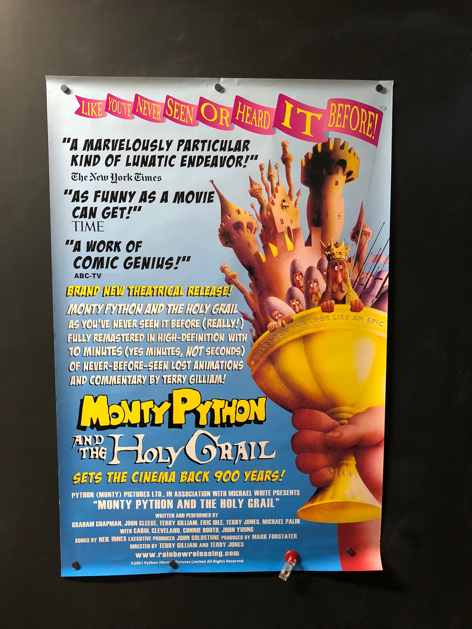 Monty Python and the Holy Grail Original Movie Poster 2001 – Legacy ...